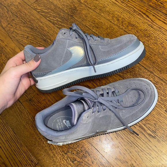 •Nike Air Force 1 Jester in Gunsmoke •Barely worn - Picture 3 of 8